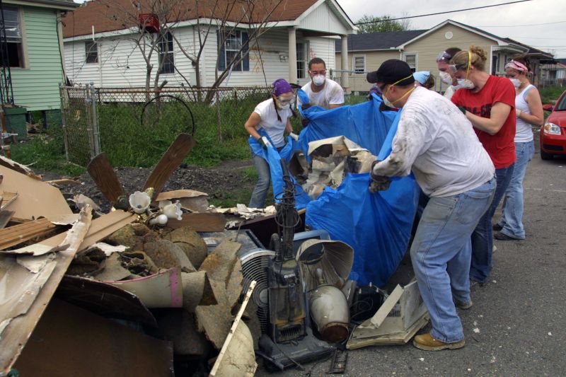 Storm Damage Cleanup detail