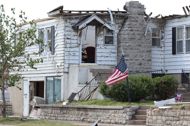 Tornado Damage Restoration detail